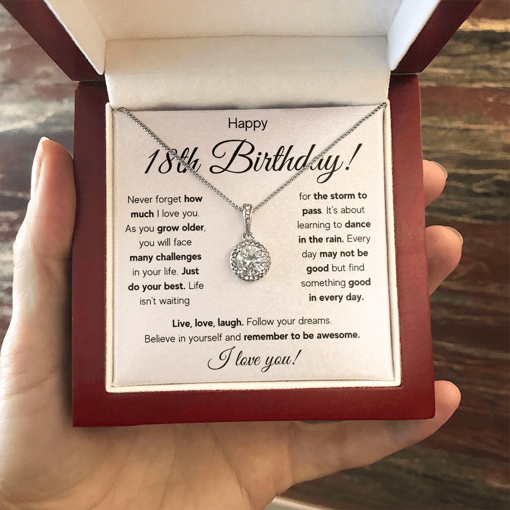 18TH BIRTHDAY STORM ETERNAL NECKLACE GIFT SET