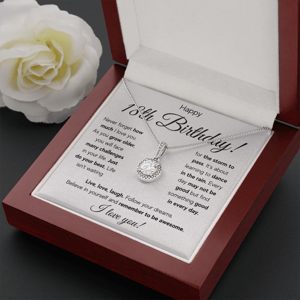 18TH BIRTHDAY STORM ETERNAL NECKLACE GIFT SET