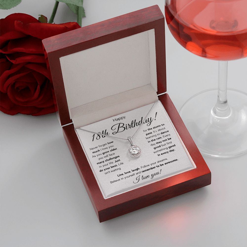 18TH BIRTHDAY STORM ETERNAL NECKLACE GIFT SET