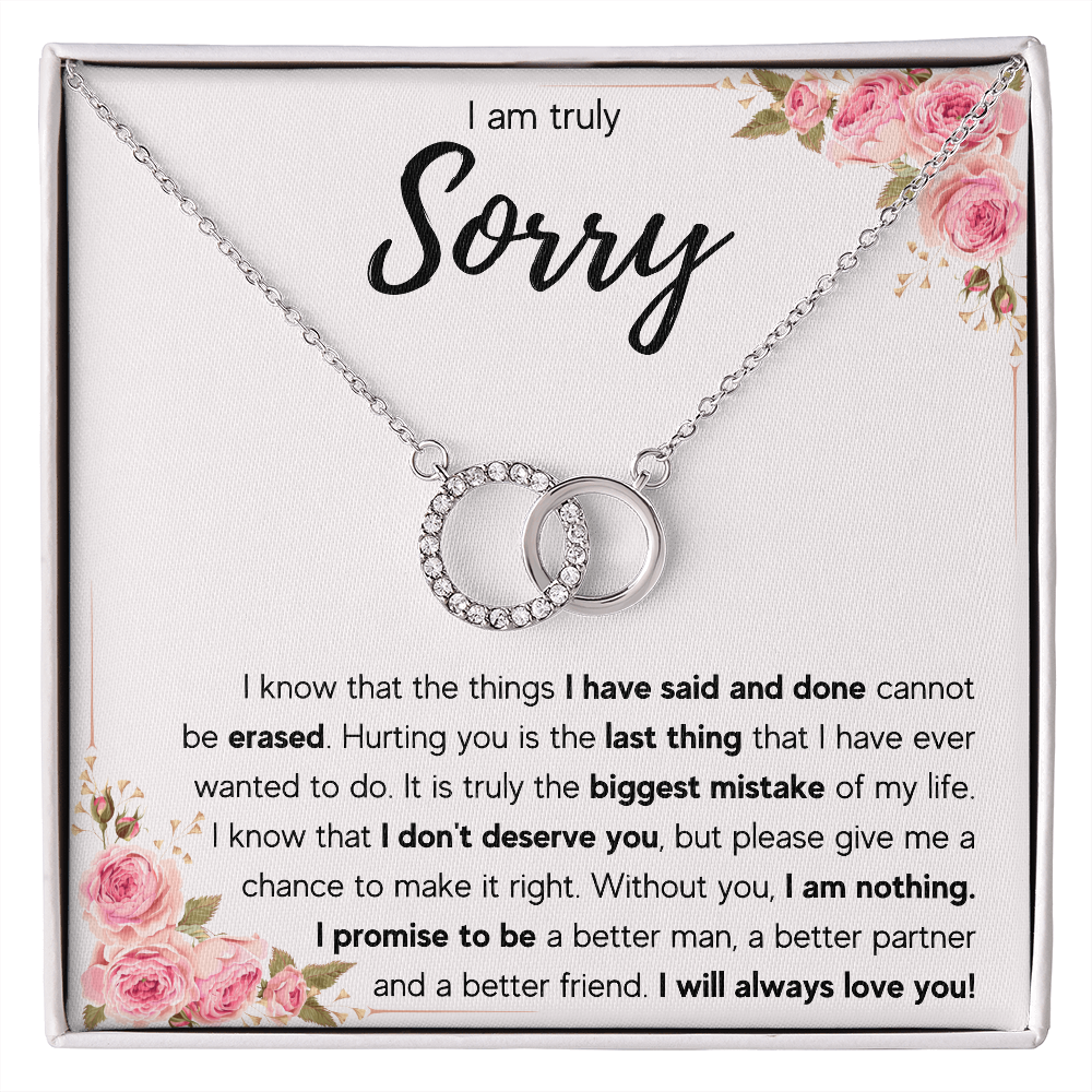 I'M SORRY MISTAKE PERFECT PAIR NECKLACE GIFT SET