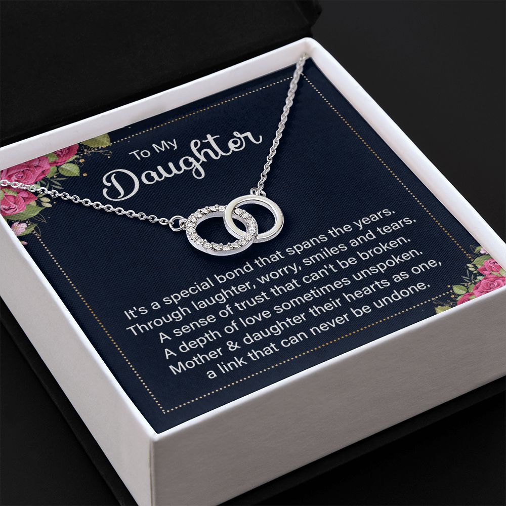 TO MY DAUGHTER "BOND" PERFECT PAIR NECKLACE GIFT SET