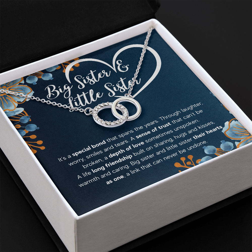 TO MY SISTER BOND PERFECT PAIR NECKLACE
