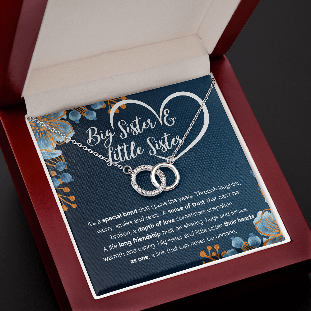TO MY SISTER BOND PERFECT PAIR NECKLACE