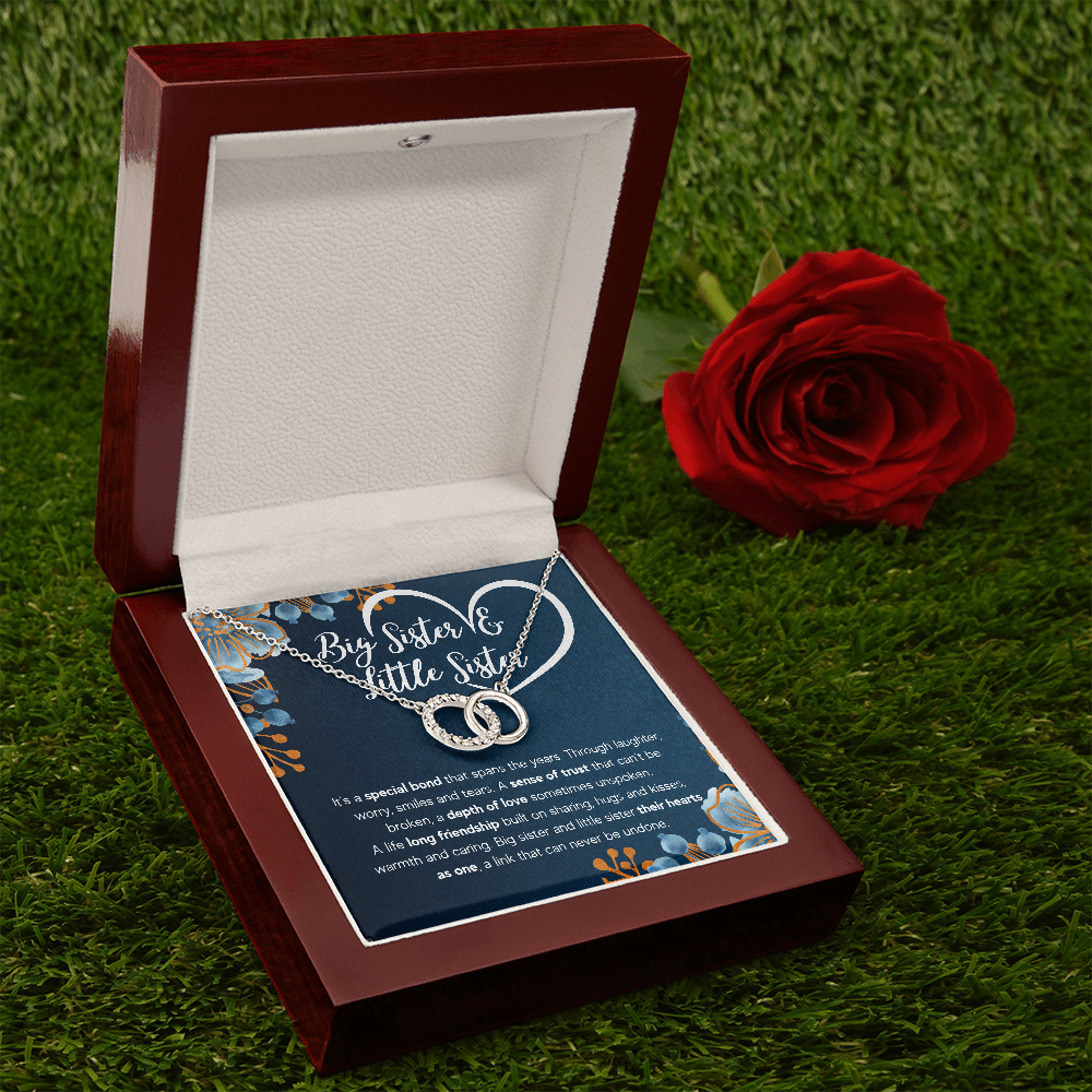 TO MY SISTER BOND PERFECT PAIR NECKLACE