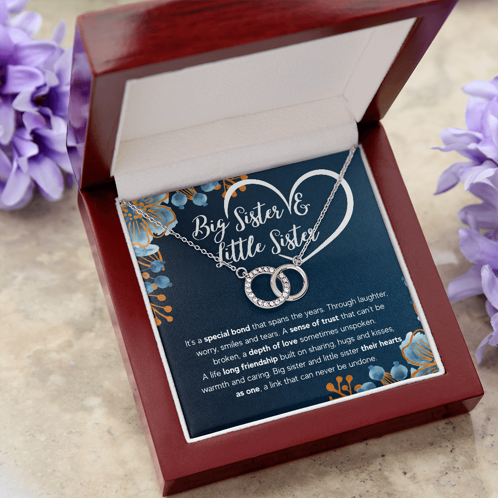 TO MY SISTER BOND PERFECT PAIR NECKLACE