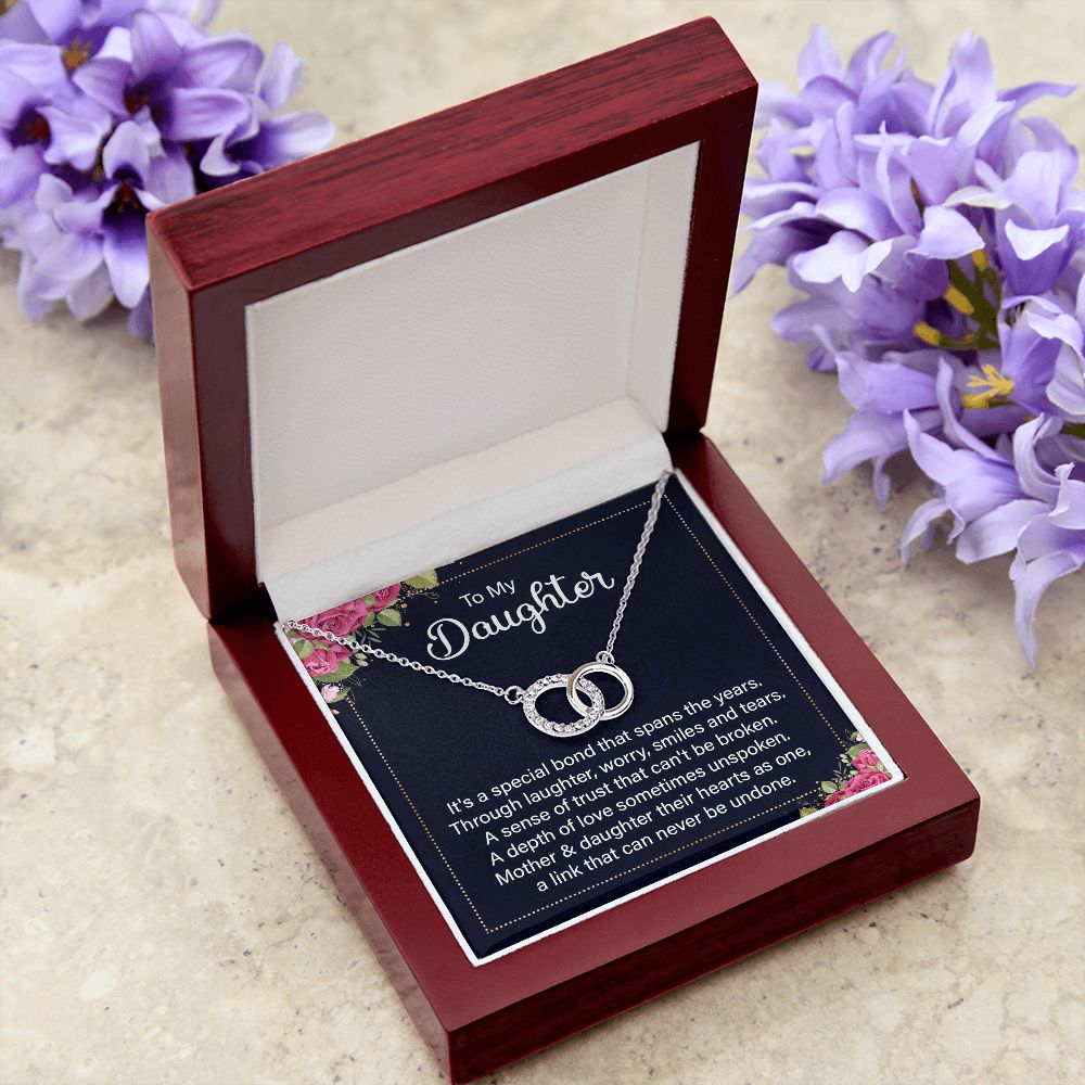 TO MY DAUGHTER "BOND" PERFECT PAIR NECKLACE GIFT SET