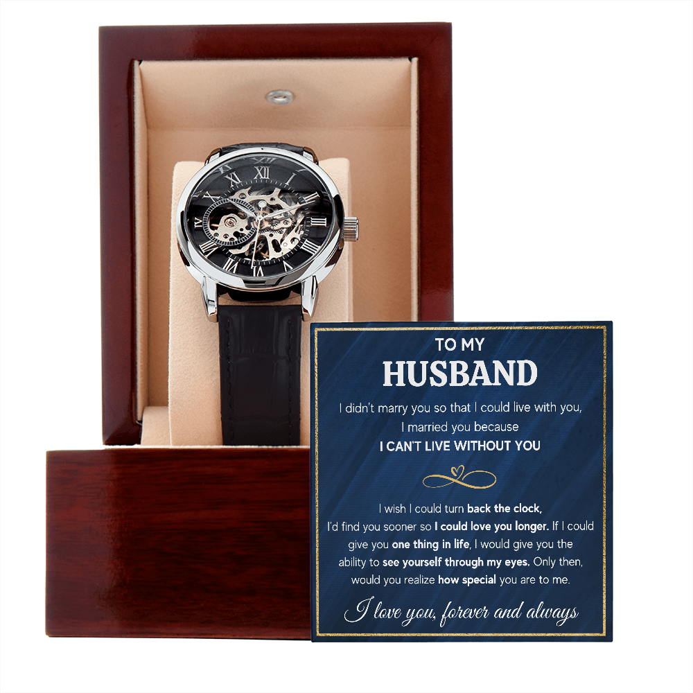 TO MY HUSBAND EYES OPENWORK WATCH GIFT SET