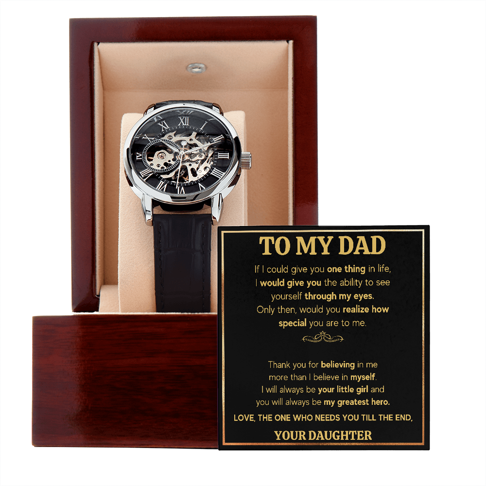 TO MY DAD EYES OPENWORK WATCH GIFT SET