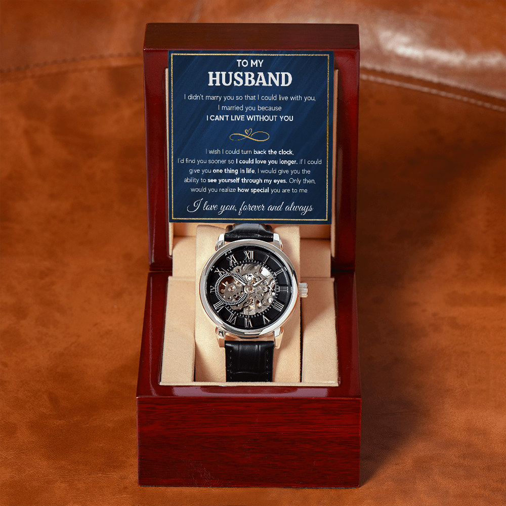 TO MY HUSBAND EYES OPENWORK WATCH GIFT SET