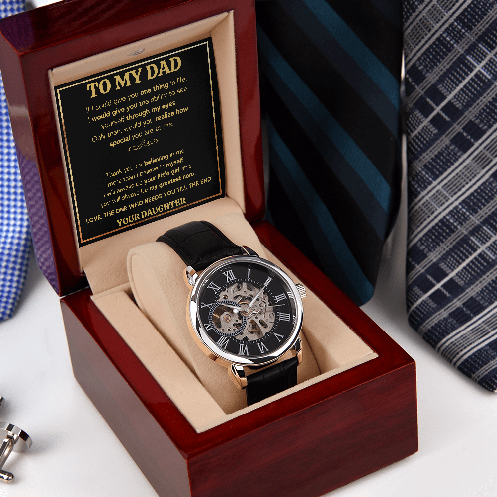 TO MY DAD EYES OPENWORK WATCH GIFT SET