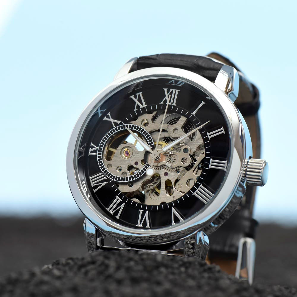 Bonus Dad - Stepson - Stepping In - Openwork Watch