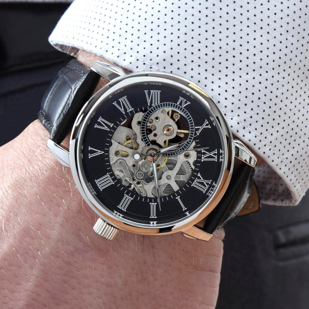 Dad - Daughter - Thank You! Openwork Watch