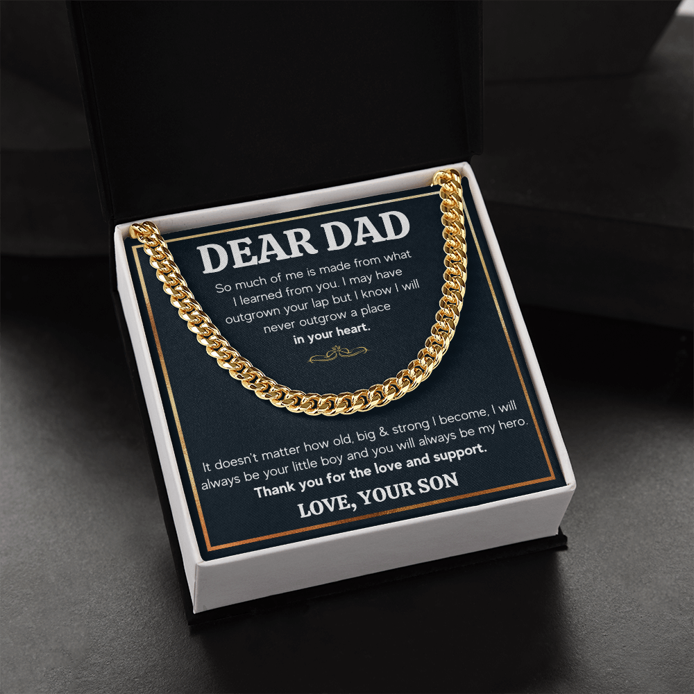 TO MY DAD OUTGROWN CUBAN LINK CHAIN