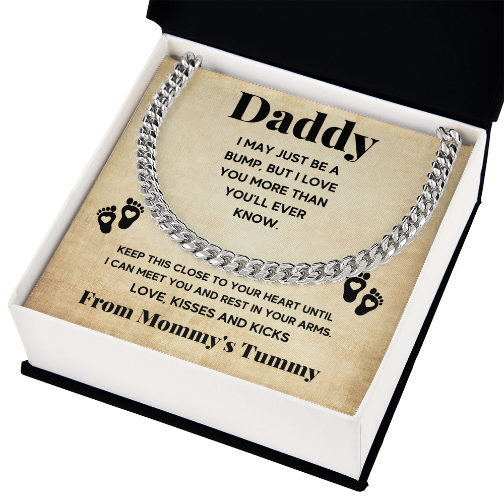 TO MY DADDY BUMP CUBAN LINK CHAIN