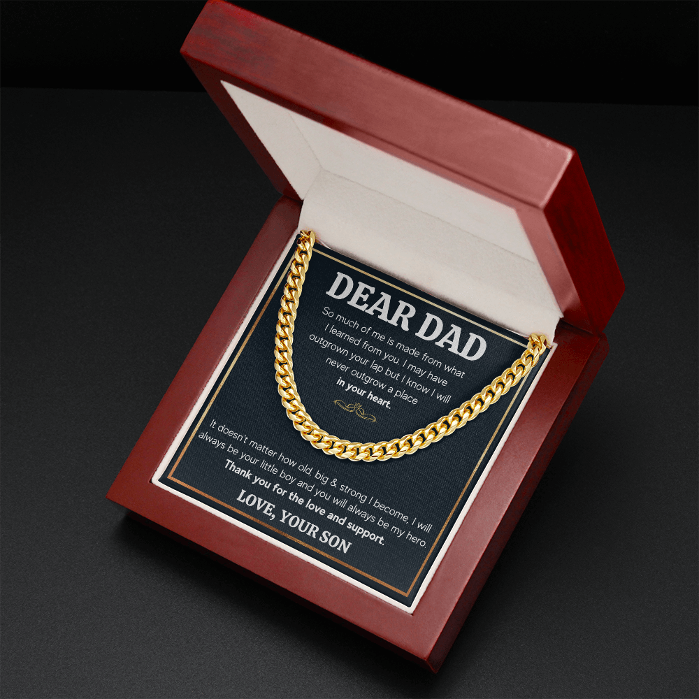 TO MY DAD OUTGROWN CUBAN LINK CHAIN