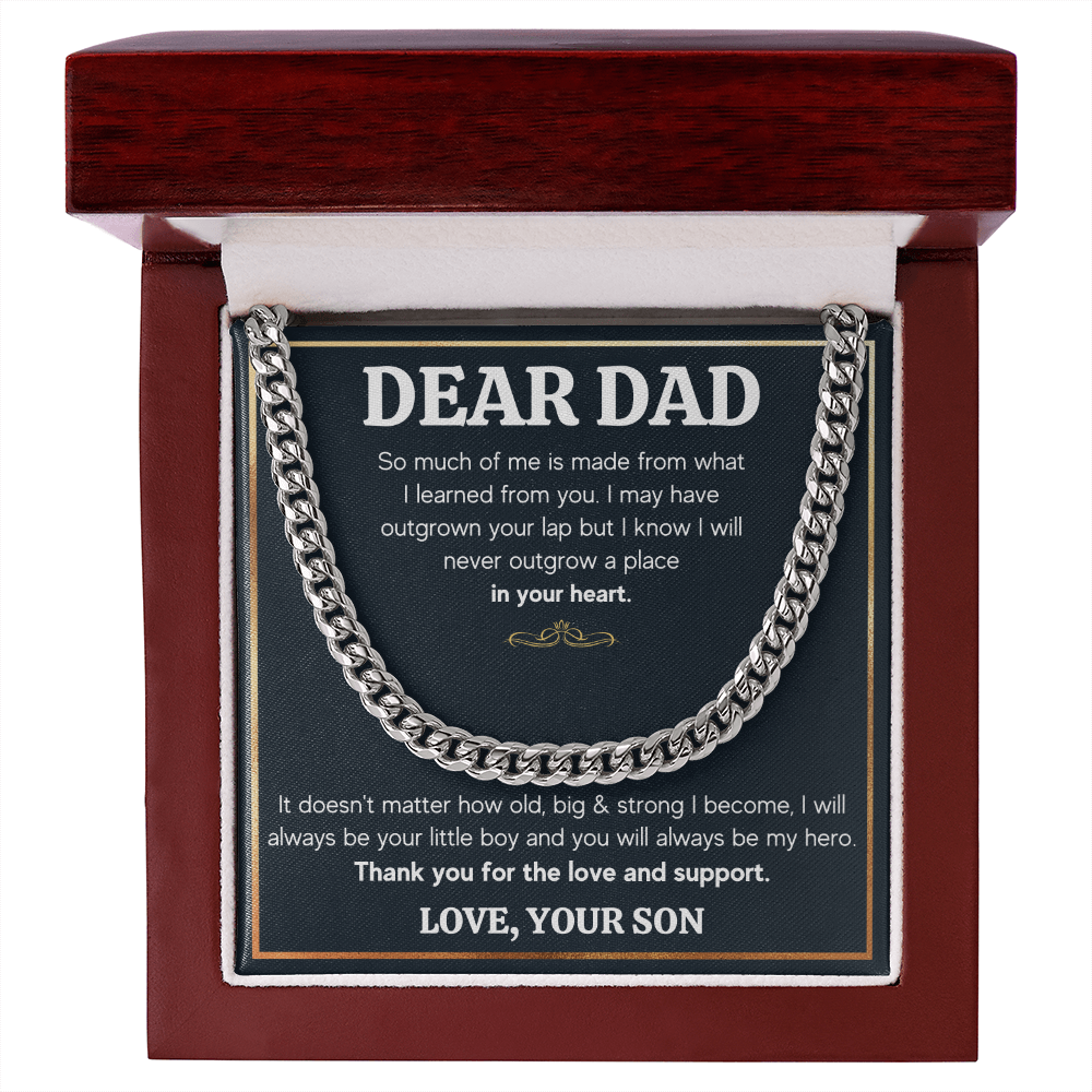 TO MY DAD OUTGROWN CUBAN LINK CHAIN