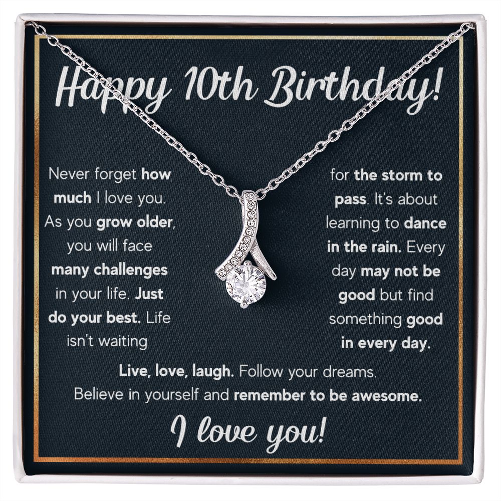 10TH BIRTHDAY ALLURING NECKLACE GIFT SET