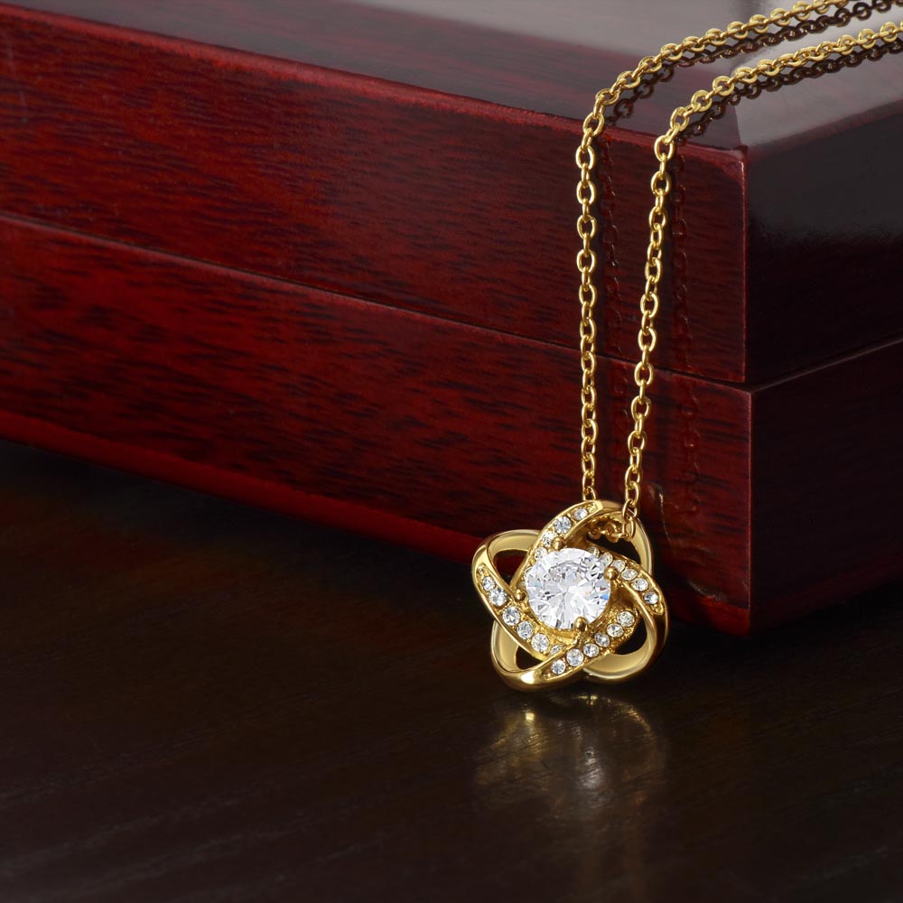 13TH WRAPPED LOVE KNOT NECKLACE GIFT SET