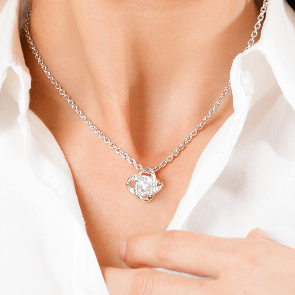 My Eyes - Soulmate Love Knot Necklace