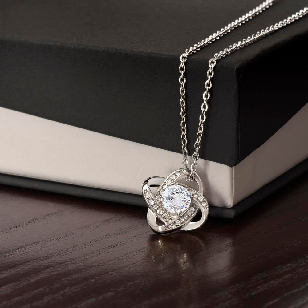 13TH WRAPPED LOVE KNOT NECKLACE GIFT SET