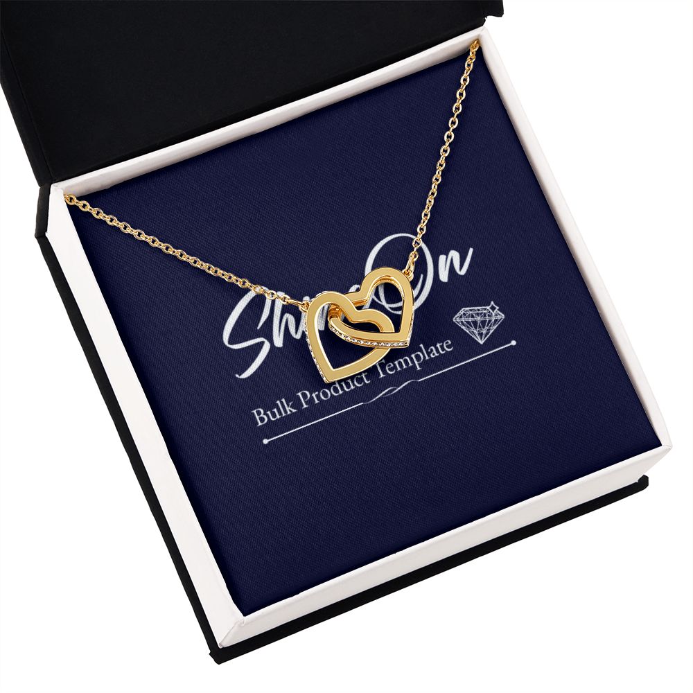 INTERLOCKING HEARTS NECKLACE GIFT SET