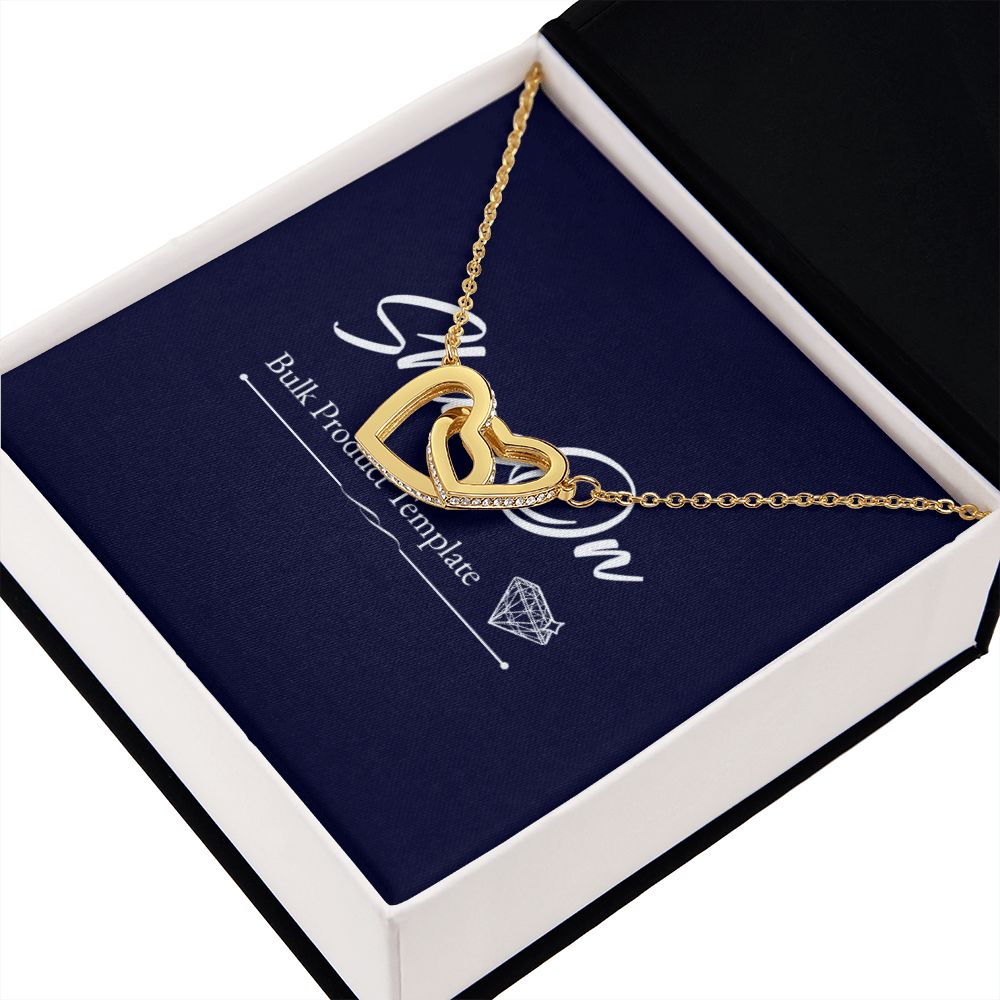 INTERLOCKING HEARTS NECKLACE GIFT SET