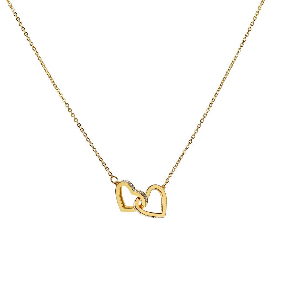 TO MY DAUGHTER IN LAW CIRCUS INTERLOCKING HEARTS NECKLACE GIFT SET