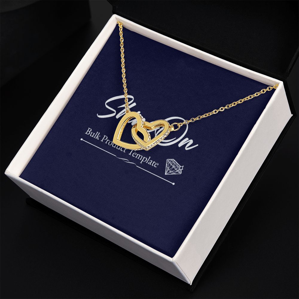 INTERLOCKING HEARTS NECKLACE GIFT SET