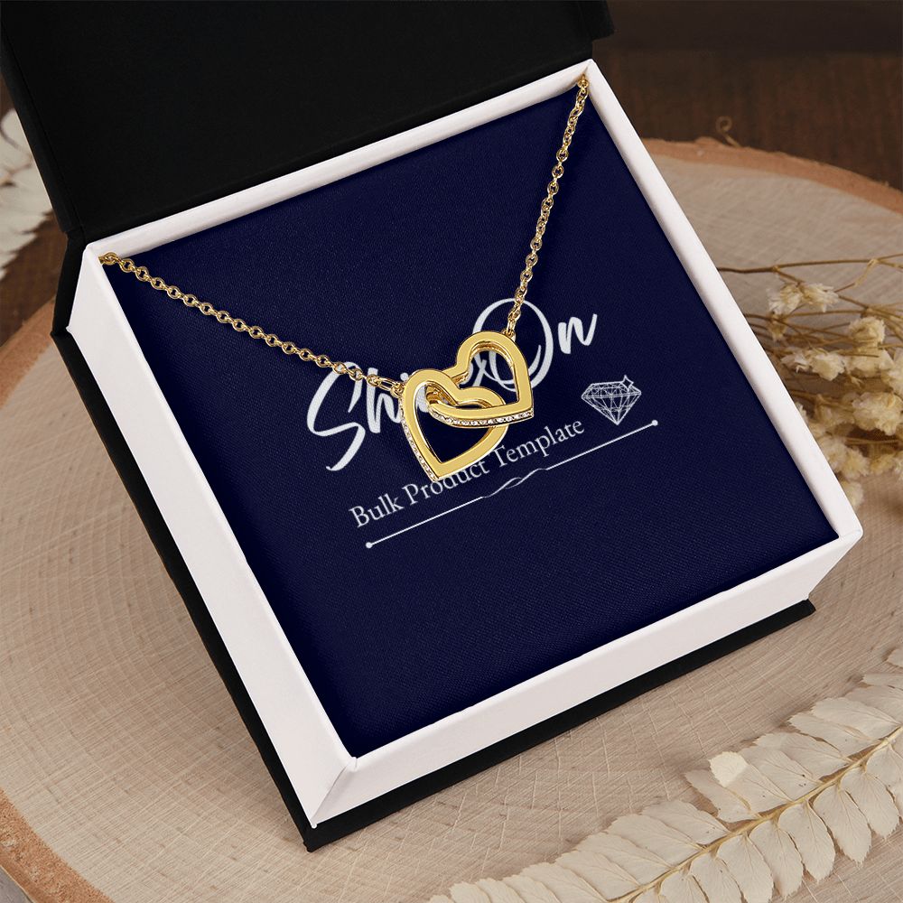 INTERLOCKING HEARTS NECKLACE GIFT SET