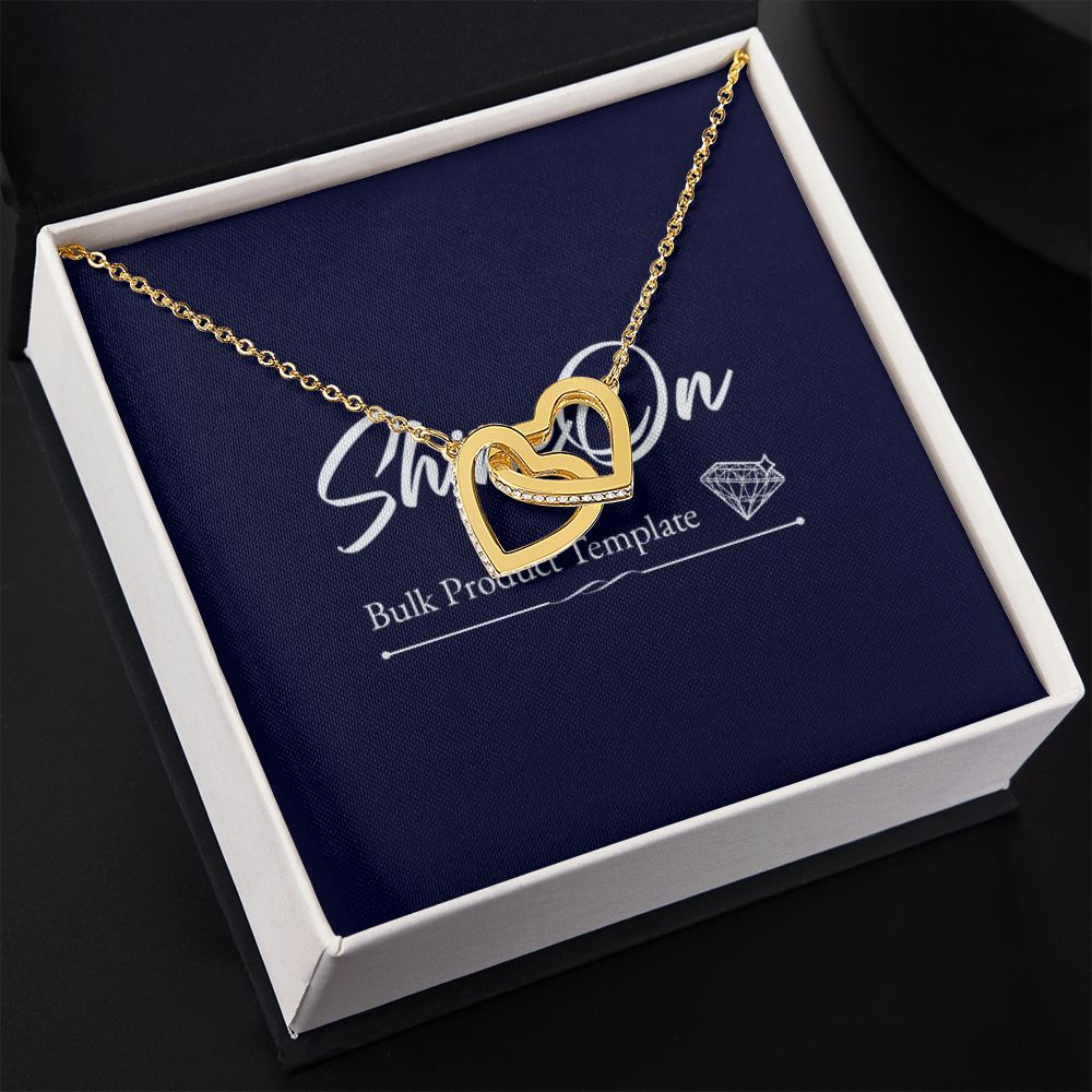 INTERLOCKING HEARTS NECKLACE GIFT SET