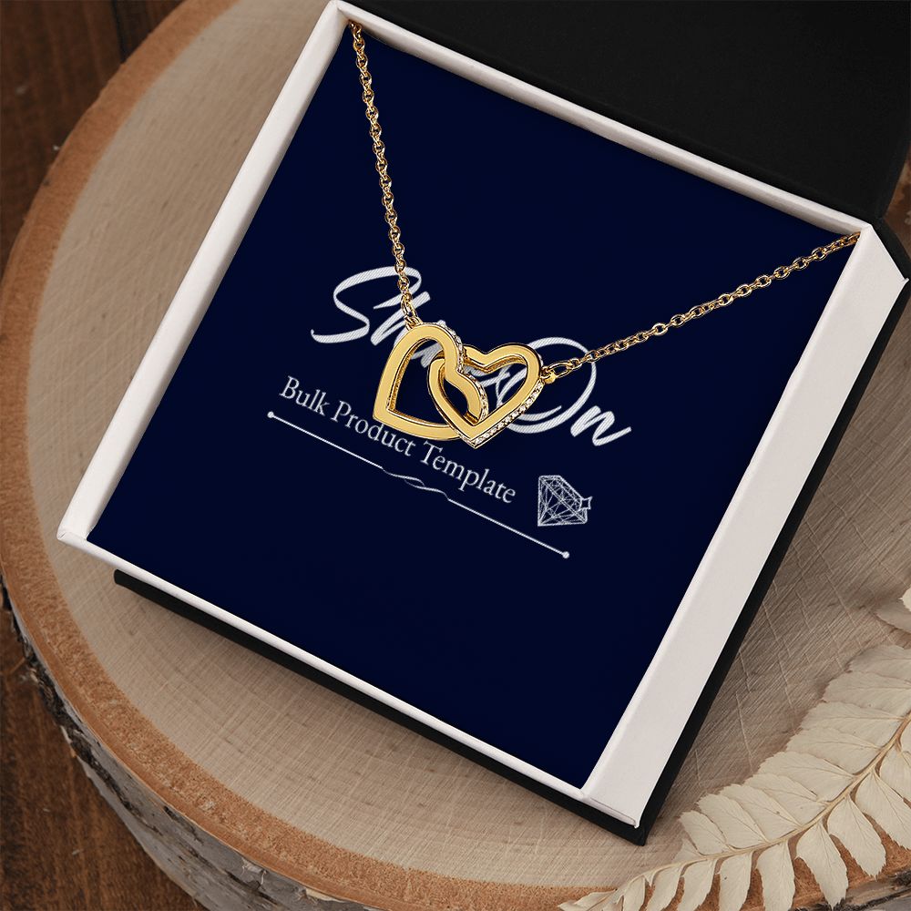 INTERLOCKING HEARTS NECKLACE GIFT SET