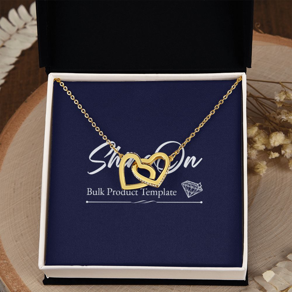 INTERLOCKING HEARTS NECKLACE GIFT SET