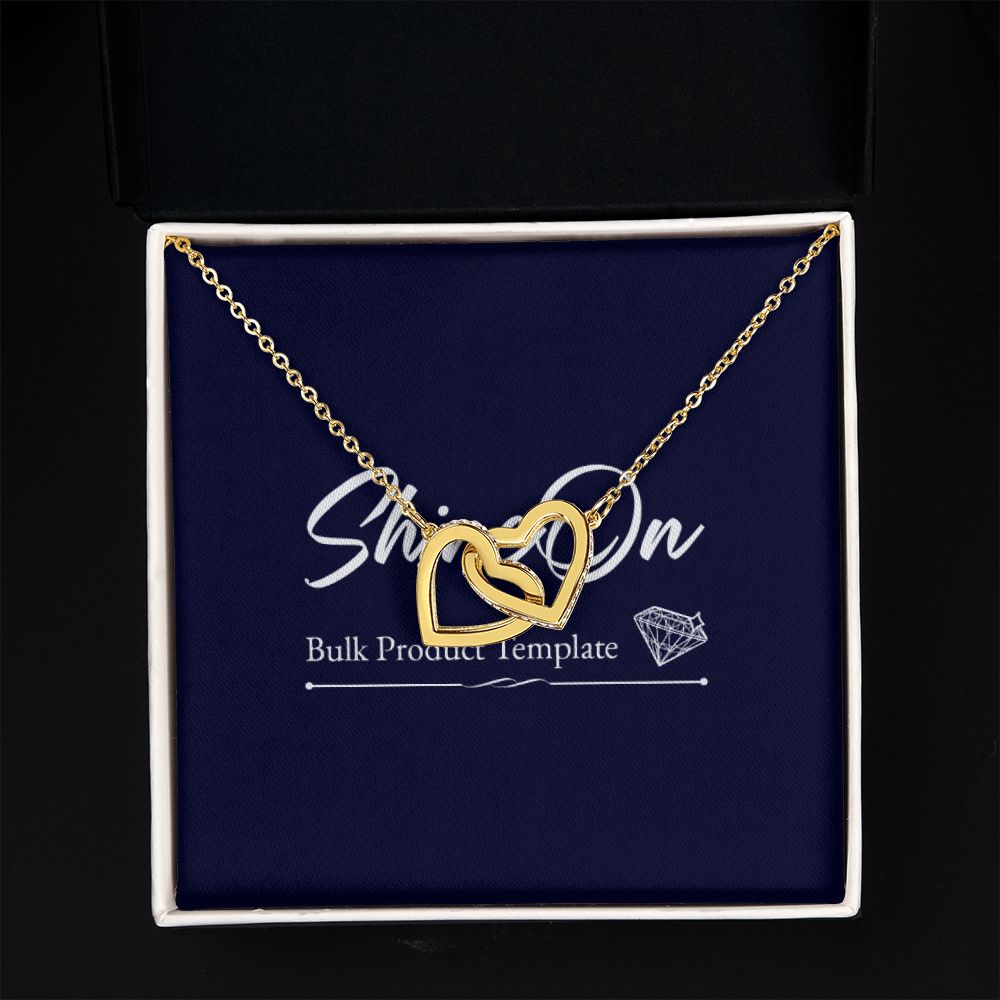 INTERLOCKING HEARTS NECKLACE GIFT SET