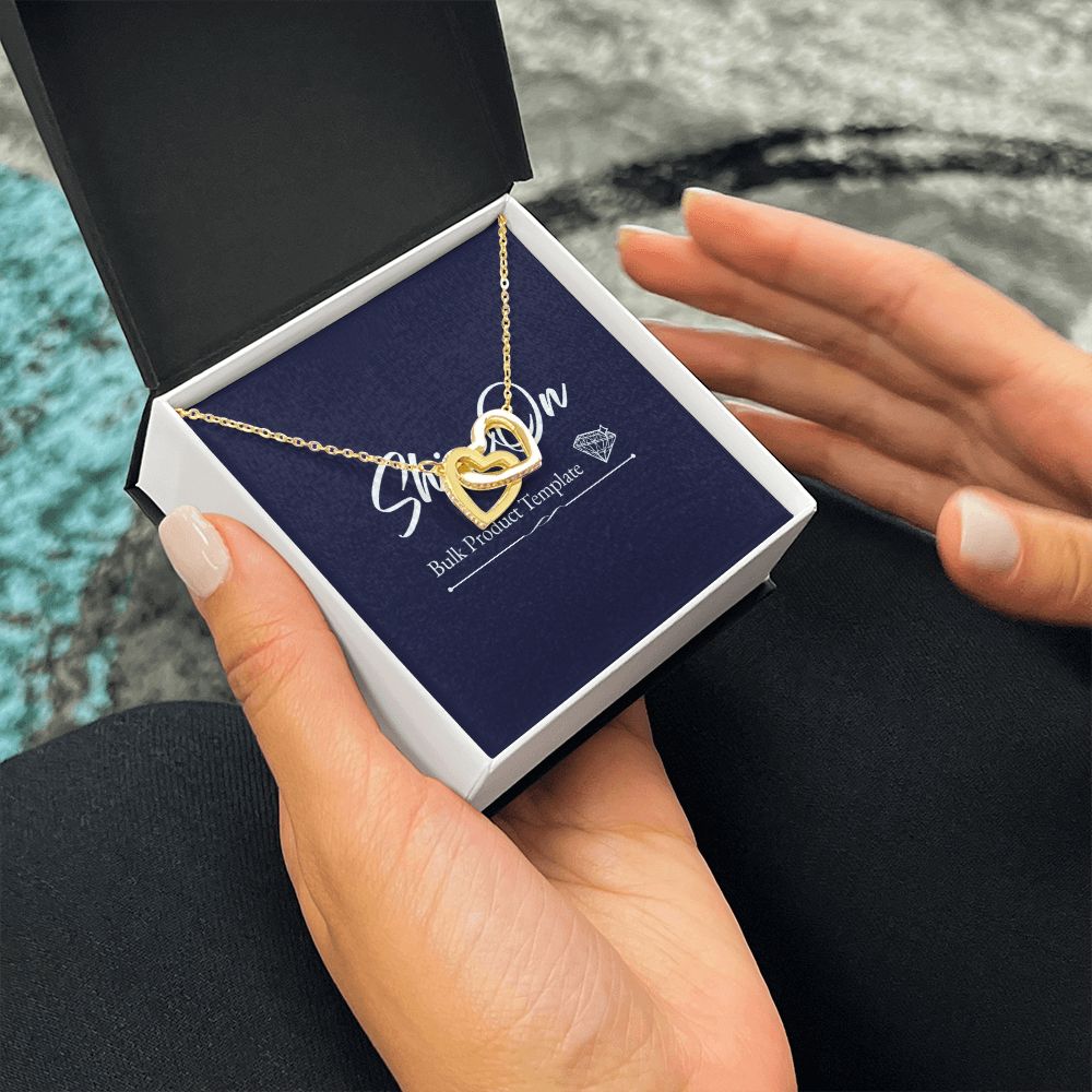 INTERLOCKING HEARTS NECKLACE GIFT SET
