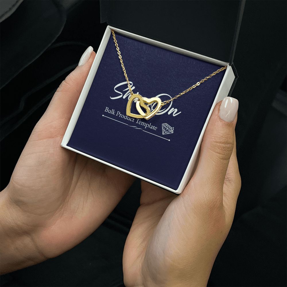 INTERLOCKING HEARTS NECKLACE GIFT SET