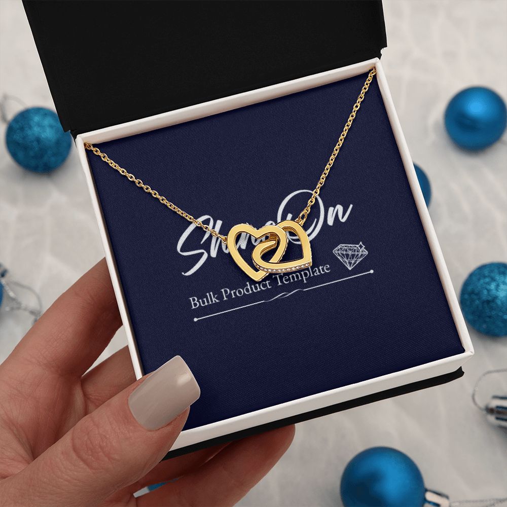 INTERLOCKING HEARTS NECKLACE GIFT SET