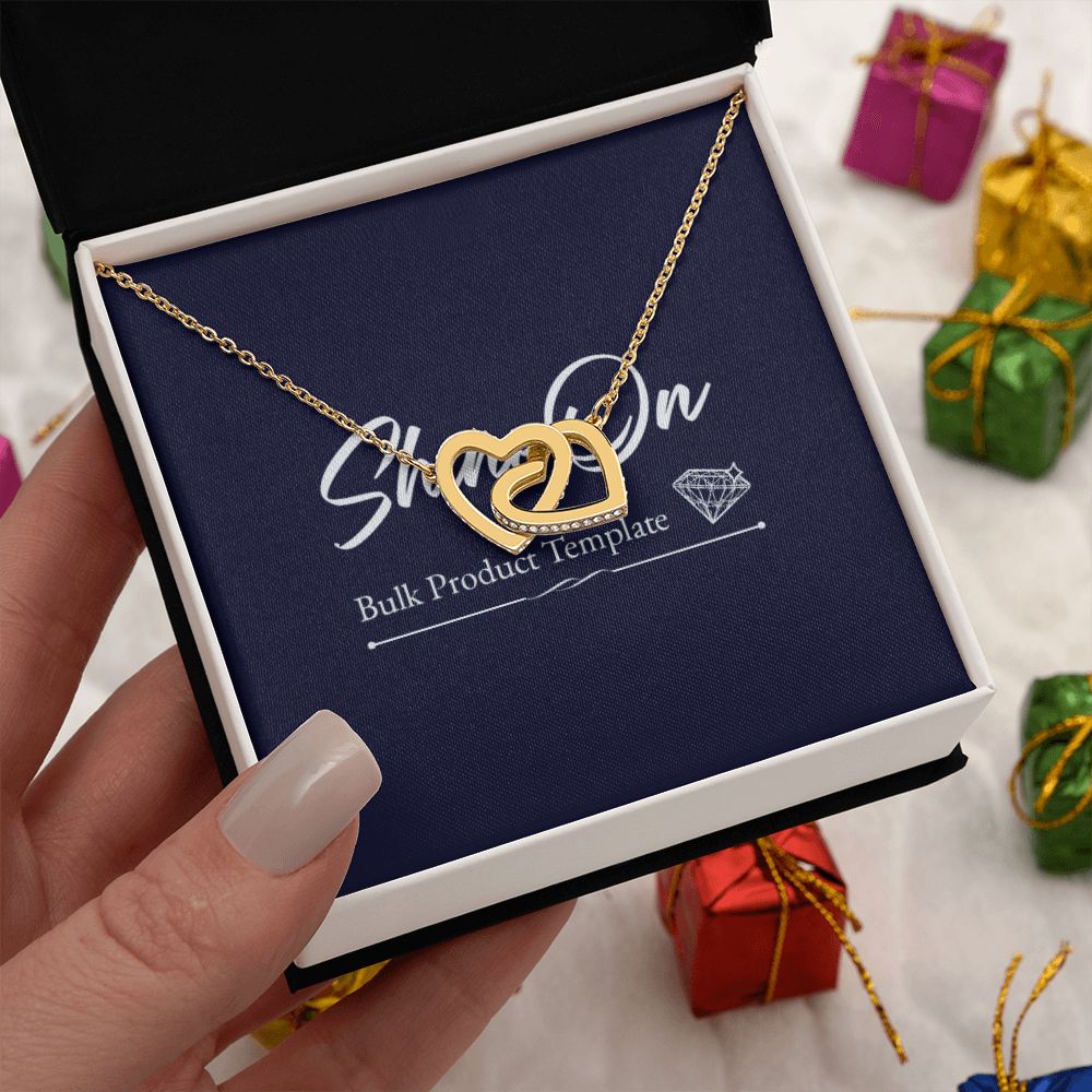 INTERLOCKING HEARTS NECKLACE GIFT SET