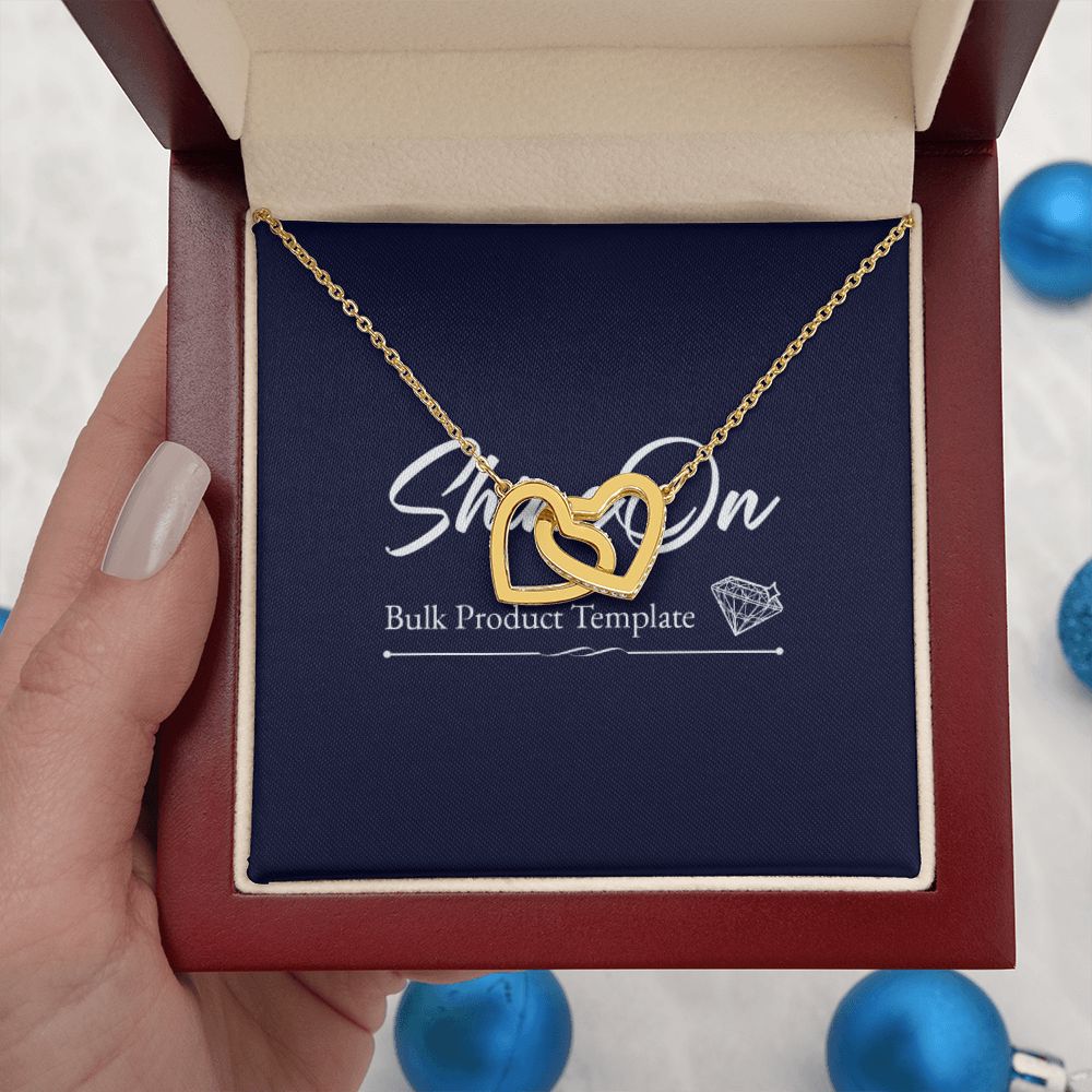 INTERLOCKING HEARTS NECKLACE GIFT SET