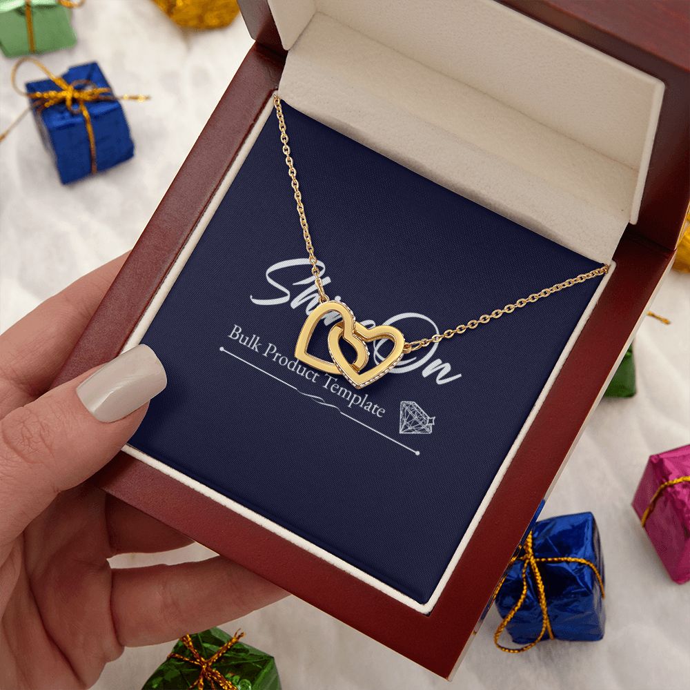 INTERLOCKING HEARTS NECKLACE GIFT SET