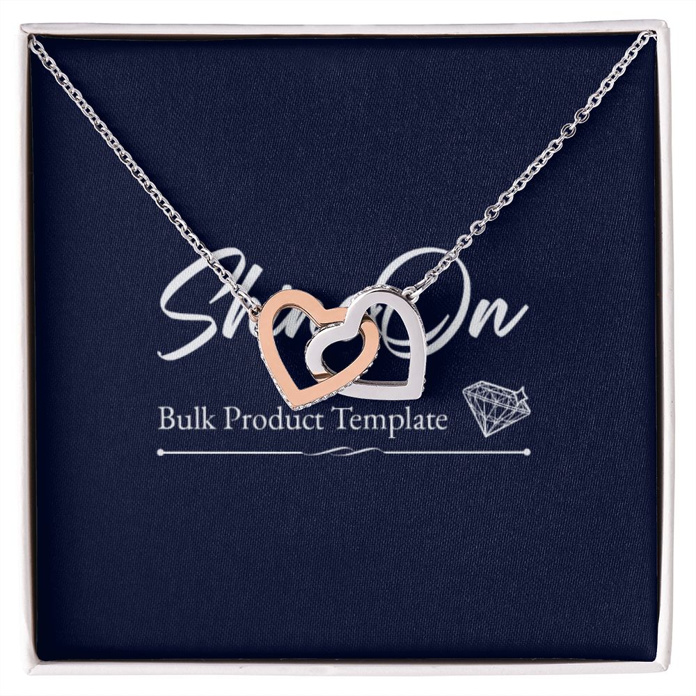 INTERLOCKING HEARTS NECKLACE GIFT SET
