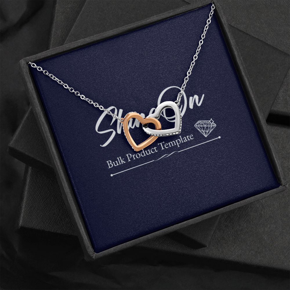 INTERLOCKING HEARTS NECKLACE GIFT SET