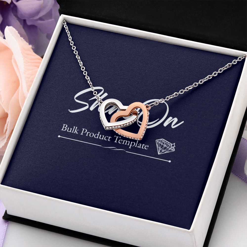 INTERLOCKING HEARTS NECKLACE GIFT SET