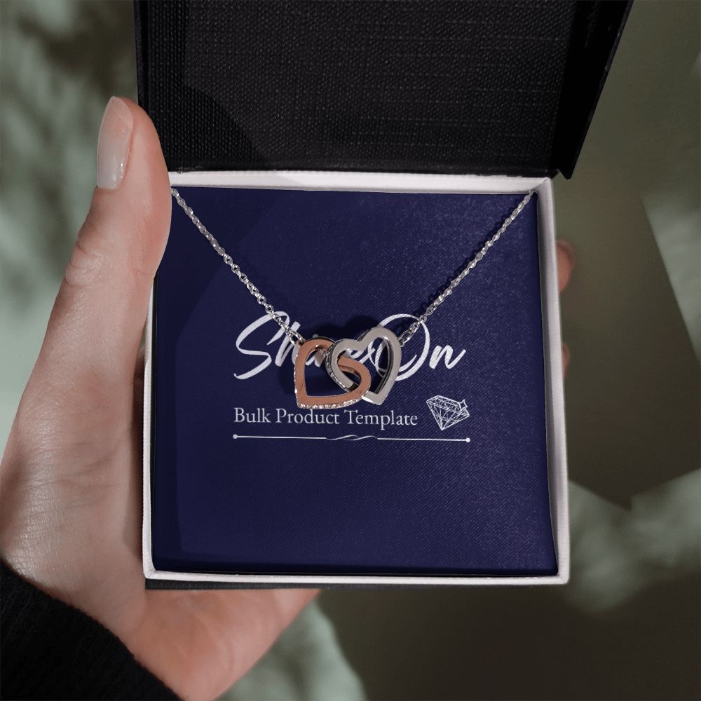 INTERLOCKING HEARTS NECKLACE GIFT SET