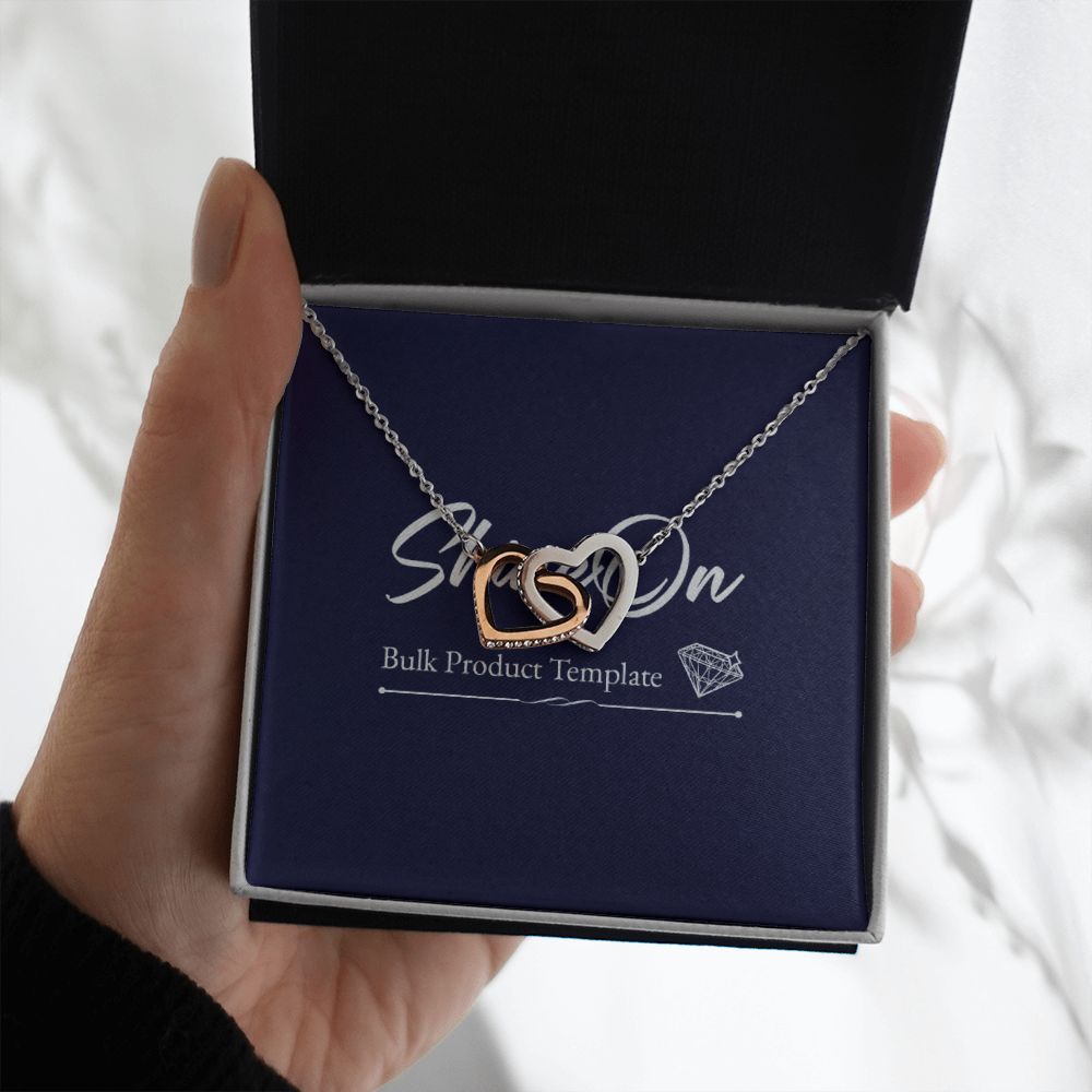 INTERLOCKING HEARTS NECKLACE GIFT SET