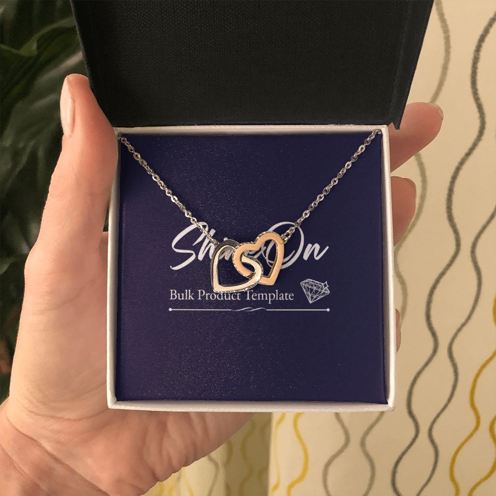 INTERLOCKING HEARTS NECKLACE GIFT SET