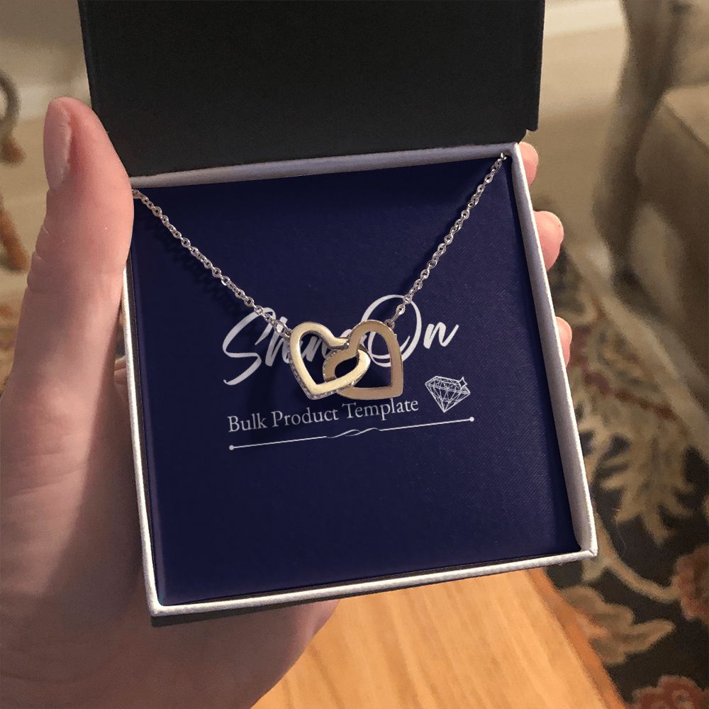 INTERLOCKING HEARTS NECKLACE GIFT SET