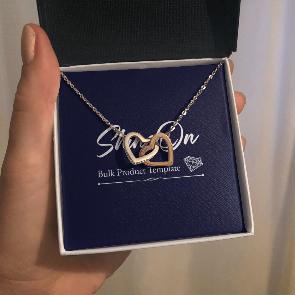 INTERLOCKING HEARTS NECKLACE GIFT SET