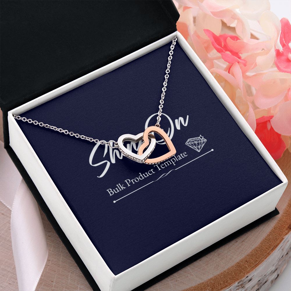 INTERLOCKING HEARTS NECKLACE GIFT SET