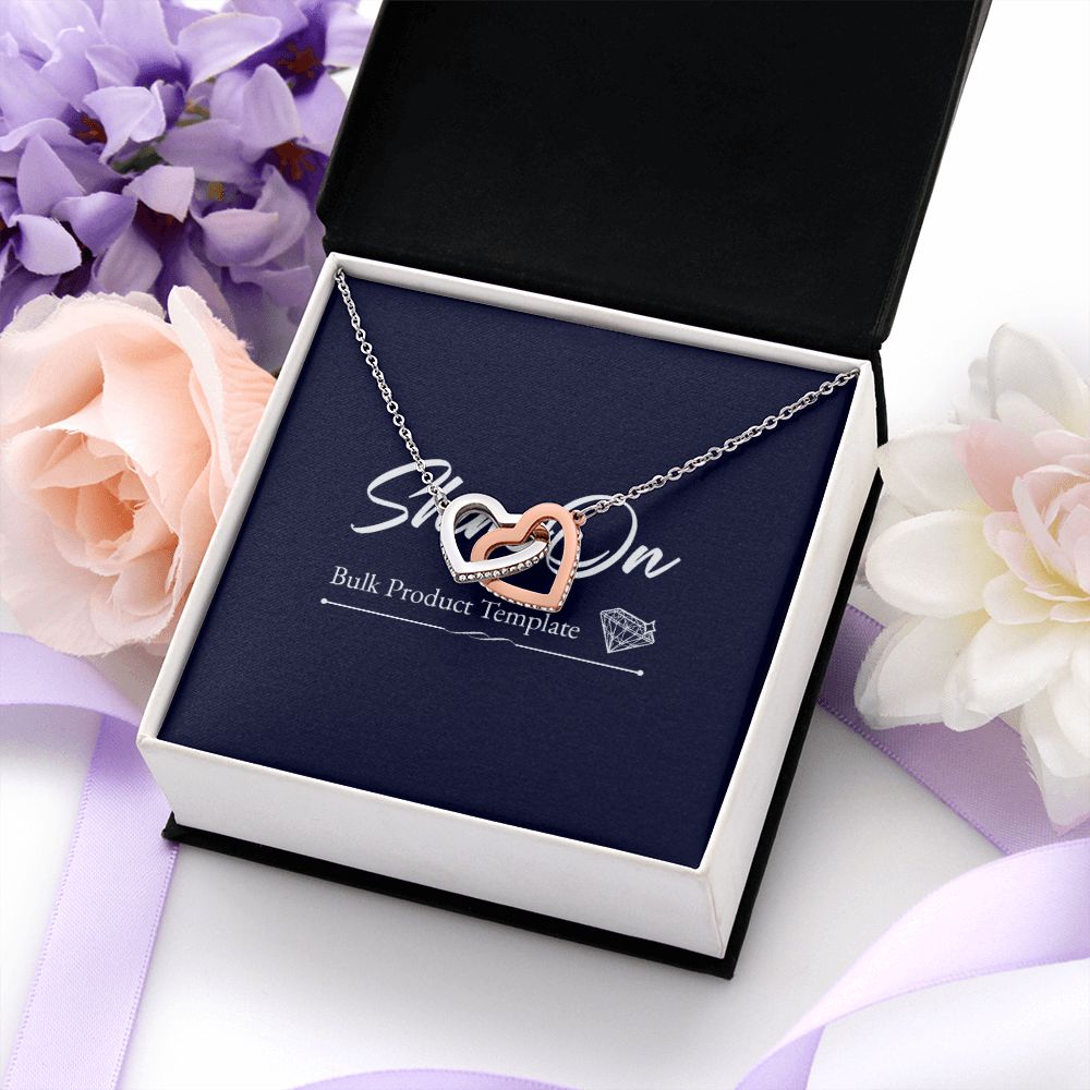 INTERLOCKING HEARTS NECKLACE GIFT SET