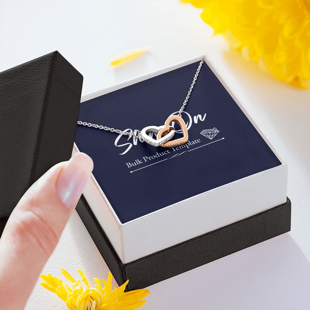 INTERLOCKING HEARTS NECKLACE GIFT SET